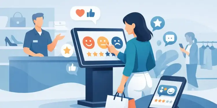 Retail Customer Feedback Display That Gets Reviews