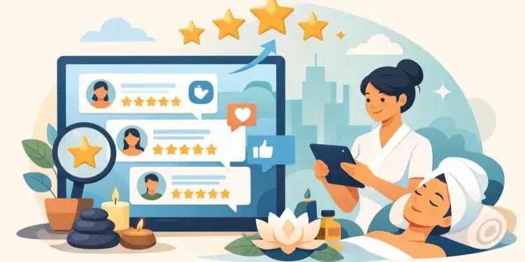 Spa Google Review Display for More 5-Star Reviews