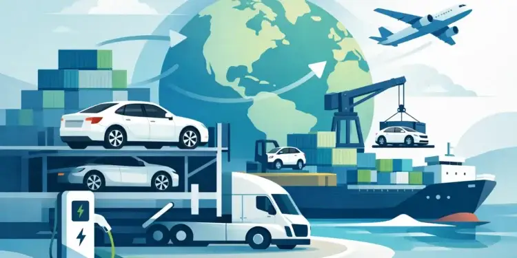 Electric Vehicle Logistics for Global Shipping