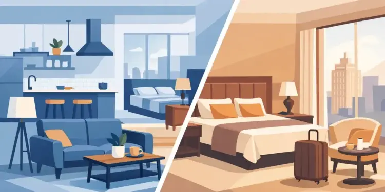 Serviced Apartment Versus Hotel Room Choices