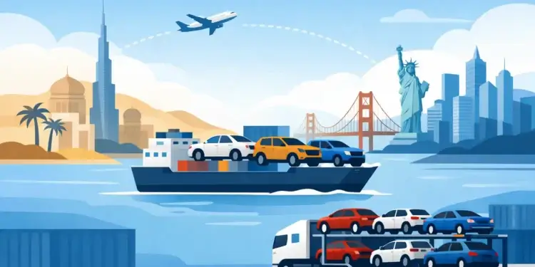 Vehicle Shipping From UAE to USA for B2B Buyers