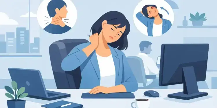 How to Relieve Office Neck Tension at Work