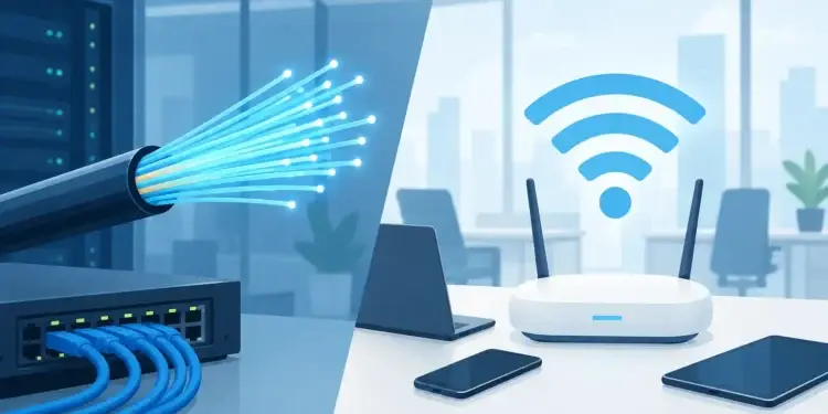 Fiber Versus Wireless Networking for Business