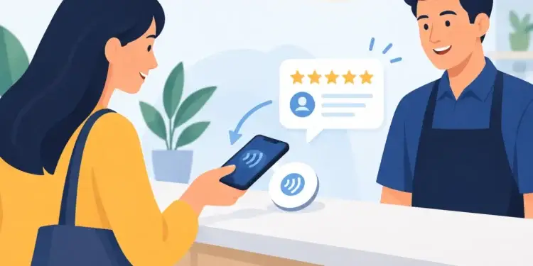 NFC Stickers That Turn Service Into Reviews
